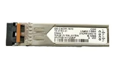 DS-CWDM-1610 - Cisco 1.25Gb/s 1000Base-CWDM Single-mode Fibre 80km 1610nm Duplex LC Connector SFP Transceiver Module