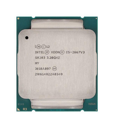 4K8JW - Dell 3.20GHz Clock Speed 20MB SmartCache 9.6GT/s QPI CPU Socket Type FCLGA2011-3 Intel Xeon E5-2667 v3 8 Core Processor