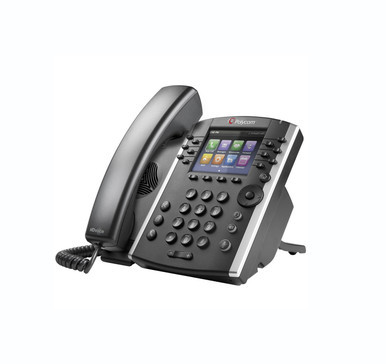 2200-48450-025 - Polycom VVX 411 12-Lines Dual-Port Ethernet 3.5-inch LCD VoIP Phone