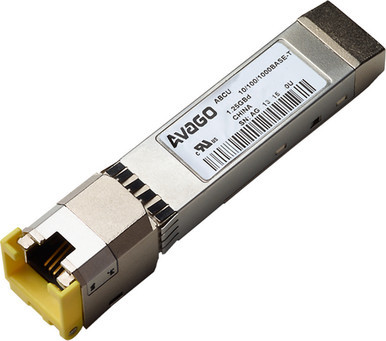 ABCU-5741AGZ - Avago 1.25Gb/s 1000Base-T 100m RJ45 Connector SFP Transceiver Module
