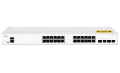 CBS350-24T-4G - Cisco Business 350 24-Ports 10/100/1000 + 4 x SFP Layer 2 Managed Rack-Mountable Network Switch
