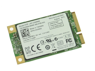 0XXM30 - Dell 256GB mSATA PCI-e Solid State Drive (SSD)  for Alienware 14 17 18