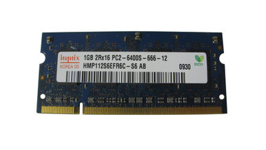 HMP112S6EFR6-S6 - Hynix 1GB DDR2-800MHz PC2-6400 non-ECC Unbuffered CL6 200-Pin SoDimm Memory Module