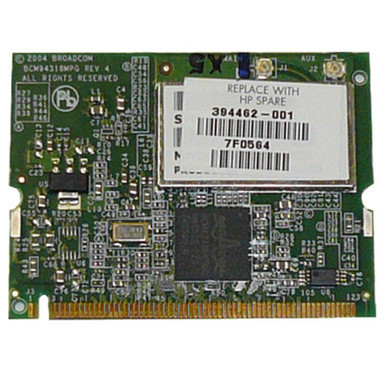 394462-001 - HP 54G 802.11b/g High Speed Wireless Lan (WLAN) Mini PCI Network Interface Card