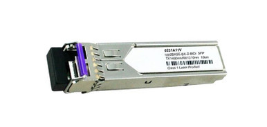 0231A11V - Gigatech 1Gb/s 1000Base-BX 10km 1310nmRX/1490nmTX LC Connector SFP Single-mode Fiber Transceiver Module