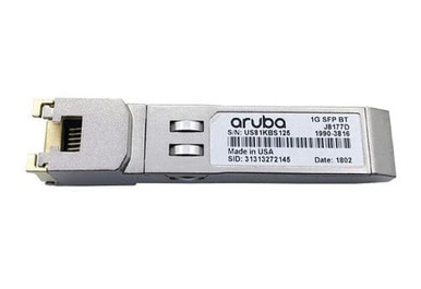 J8177D - HPE Aruba 100M 1G SFP RJ45 T Cat5e Transceiver Module