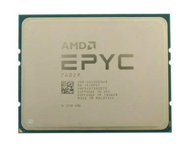 100-000000048 - AMD EPYC 7402P 24-Core 2.80GHz 128MB L3 Cache Socket SP3 Processor