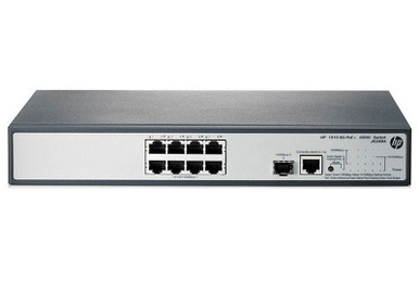 JG349AN - HP 1910-8G-PoE+ 8 Ports 8 x PoE+ 1 x Expansion Slot 10/100/1000Base-T PoE Ports Rack-mountable Manageable Switch