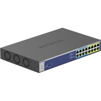 GS516UP-100NAS - Netgear GS516UP Ethernet Switch 16 Ports 2 Layer Supported 456.80 W Power Consumption 380 W PoE Budget Twisted Pair PoE Por