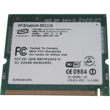 368247-001 - HP IEEE Broadcom WiFi 802.11G Wireless LAN (WLAN) Mini PCI Network Interface Card for NX5000 Notebook
