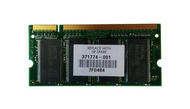 371774-001 - HP 256MB 266MHz DDR PC2100 Unbuffered non-ECC CL2.5 200-Pin Sodimm Memory