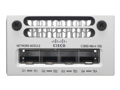 C3850-NM-4-10G - Cisco 4-Ports 10Gbps Network Expansion Module for Catalyst 3850