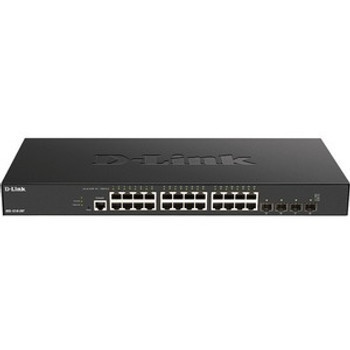 DXS-1210-28T - D-Link Ethernet Switch 24 Ports Manageable 3 Layer Supported Modular Optical Fiber Twisted Pair Rack-mountable Desktop Li