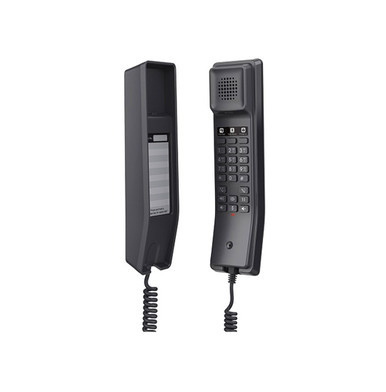 GHP611 - Grandstream 2-Line Single-Port Ethernet Compact Hotel VoIP Phone