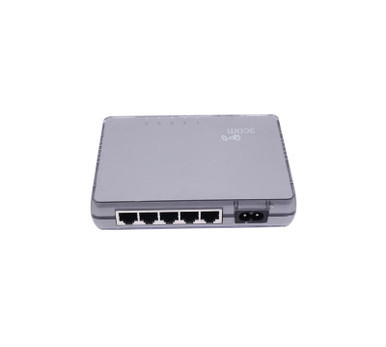 3CFSU05 - 3Com 5 Port 10/100Mbps Auto Speed Sensing Fast Ethernet Net Switch