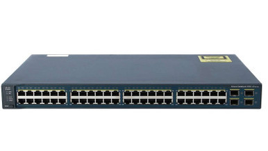Catalyst 3560V2-48TS-E - Cisco 48-Ports 4 x SFP Layer 3 Managed Rack-mountable 1U Network Switch