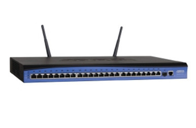 1700515G12#120 - Adtran NetVanta 1335 Wireless Router IEEE 802.11a/b/g 2 x Antenna ISM Band UNII Band 54 Mbps Wireless Speed 24 x Network Port 1 x Broad
