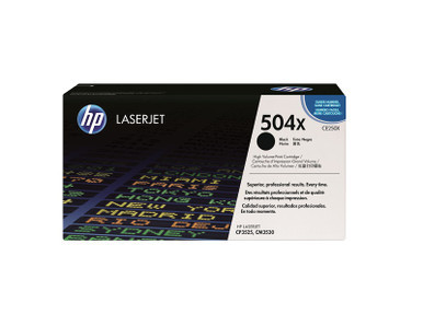 CE250X - HP 504X High Yield Black LaserJet Toner Cartridge Black Laser 10500 Page