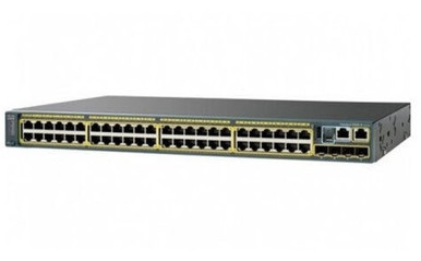 Catalyst 2960S-F48FPS-L - Cisco 48-Ports 4 x SFP PoE+ Managed Rack-mountable 1U Network Switch