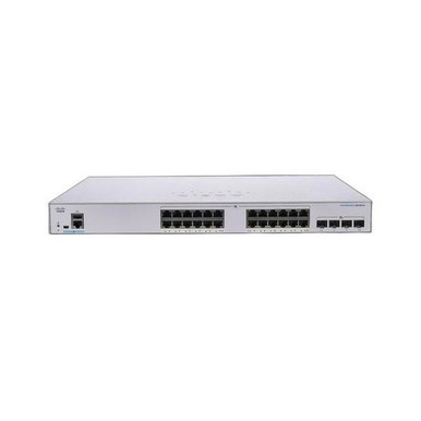 Business 350-24T-4X - Cisco 24-Ports 10/100/1000 + 4 x 10 Gigabit SFP+ Layer 3 Managed Rack-mountable Network Switch