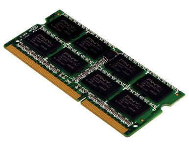 MN4096SD3-1333 - PNY 4GB PC3-10600 DDR3-1333MHz non-ECC Unbuffered CL9 204-Pin SoDimm 1.5V Single Rank Memory Module