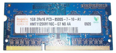 HMT112S6BFR6C-G7 - Hynix 1GB DDR3-1066MHz PC3-8500 non-ECC Unbuffered CL7 204-Pin SoDimm Dual Rank Memory Module