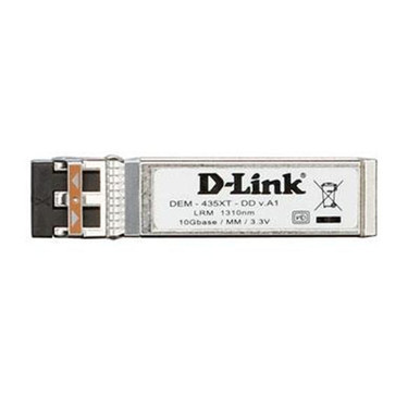 DEM-435XT-DD - D-Link 10Gb/s 10GBase-LRM 220m 1310nm Duplex LC Connector SFP+ Multi-mode Fiber Transceiver Module