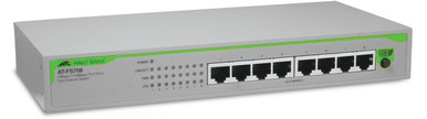 AT-FS708 - Allied Telesis 8Ports RJ-45 100Mb/s 10Base-T/100Base-TX Fast Ethernet Unmanaged Desktop Switch