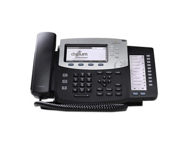 1TELD070LF - Digium D70 6-Lines Dual-Port Ethernet 4.5-inch LCD IP Phone