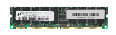 MT18LSDT3272G-133G2 - Micron 256MB SDRAM PC133 133MHz ECC Registered CL3 168-Pin DIMM Single Rank Memory
