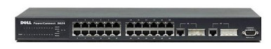 02W513 - Dell PowerConnect 3024 24Ports 10/100 Fast Gigabit Net Switch