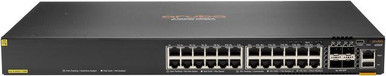 JL725A#ABA - Aruba 6200F 24G Class4 PoE 4SFP+ 370W Switch 24 Ports Manageable 3 Layer Supported Modular 370 W PoE Budget Twisted Pair, Optical Fiber PoE Ports Lifetime Limited