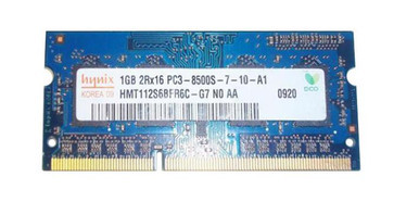 HMT112S64FP6CG7 - Hynix 1GB DDR3-1066MHz PC3-8500 non-ECC Unbuffered CL7 204-Pin SoDimm Dual Rank Memory Module