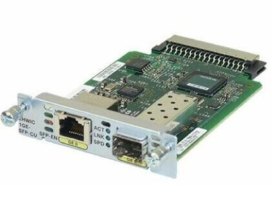 EHWIC-1GE-SFP-CU - Cisco Enhanced HWIC Dual Mode 1 Port SFP/Copper Module