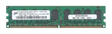 MT18HTF6472AY-40EB2 - Micron 512MB DDR2-400MHz PC2-3200 ECC Unbuffered CL3 240-Pin DIMM Dual Rank Memory Module