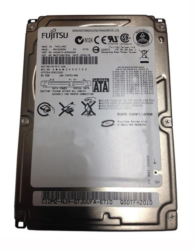 MHV2080BH - Fujitsu Mobile 80GB SATA 1.5Gb/s 8MB Cache 2.5 inch 5400RPM Hard Drive