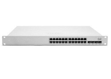 Meraki MS350-24P - Cisco 24-Ports SFP+ Layer 3 Cloud-Managed Rack-mountable 1U Network Switch