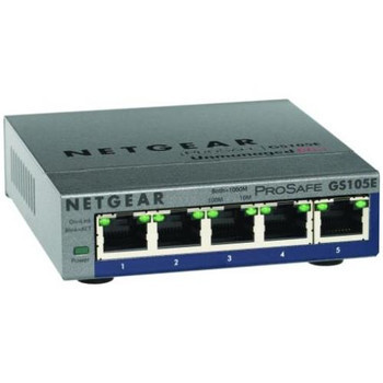 GS105E-200NAS - NetGear 5Port Prosafe Plus Gigabit Switch