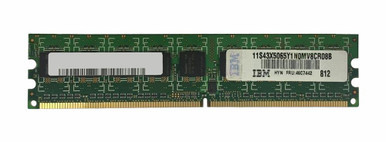 43X5065 - IBM 1GB Kit (2 X 512MB) DDR2-800MHz PC2-6400 ECC Unbuffered CL6 240-Pin DIMM Memory