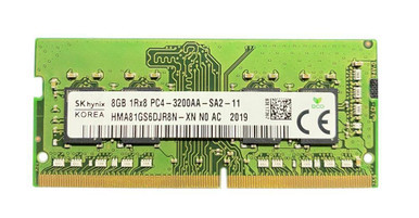 HMA81GS6DJR8N-XN - Hynix 8GB 3200MHz DDR4 PC4-25600 Non-ECC CL22 260-Pin SoDimm 1.2V Single Rank x8 Memory Module