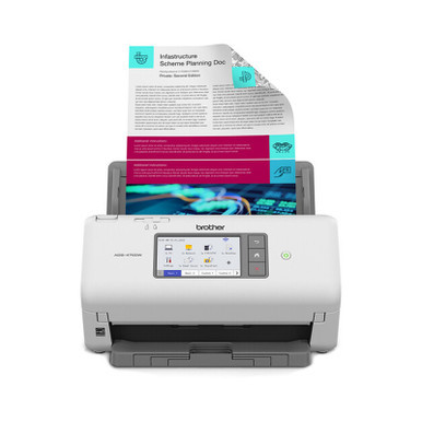ADS-4700W - Brother ADS Series 600 x 600 dpi 40 ppm Professional Wireless Desktop Document Scanner