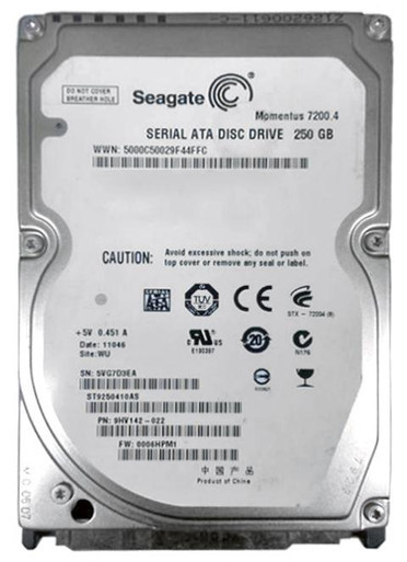 9HV142-022 - Seagate 250GB SATA 3Gb/s 7200RPM 2.5 inch Hard Drive