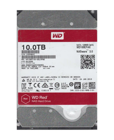 Western Digital WD100EFAX-68LHPN0 10TB SATA 6Gb/s Laptop Hard Drive