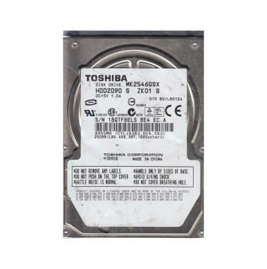 Toshiba HDD2D90S 250GB SATA 3Gb/s 2.5-inch Laptop Hard Drive
