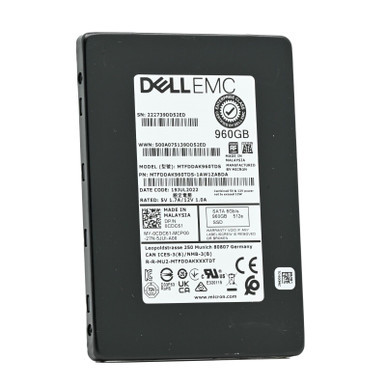 Micron MTFDDAK960TDS-1AW1ZABDA 960GB SATA 6Gb/s 2.5-inch Solid State Drive