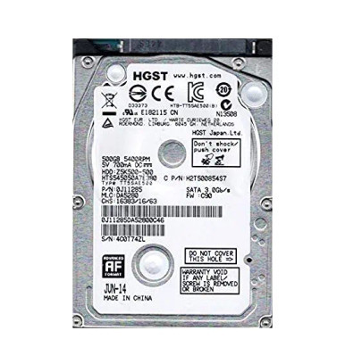 HGST 0J11285 Travelstar Z5K500 500GB SATA 3Gb/s Laptop Hard Drive