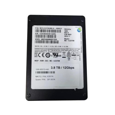 NetApp X357A Netapp 3.8TB SAS 12Gb/s 2.5-inch Solid State Drive