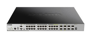 DGS-3630-28PC/SI - D-Link DGS-3630 Layer 3 Switch 24 Ports Manageable 3 Layer Supported Modular 4 SFP Slots Optical Fiber Twisted Pair Li