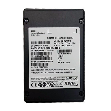 Samsung MZ-XLR6T40 PM1735 6.4TB PCIe NVMe 4.0 X8 2.5-inch Solid State Drive