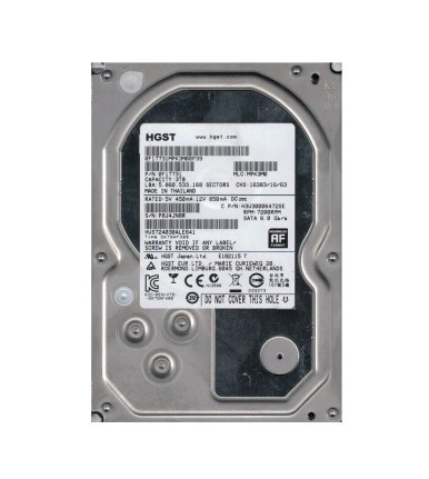 HGST 0F17731 Ultrastar 7K4000 3TB SATA 6Gb/s Desktop Hard Drive